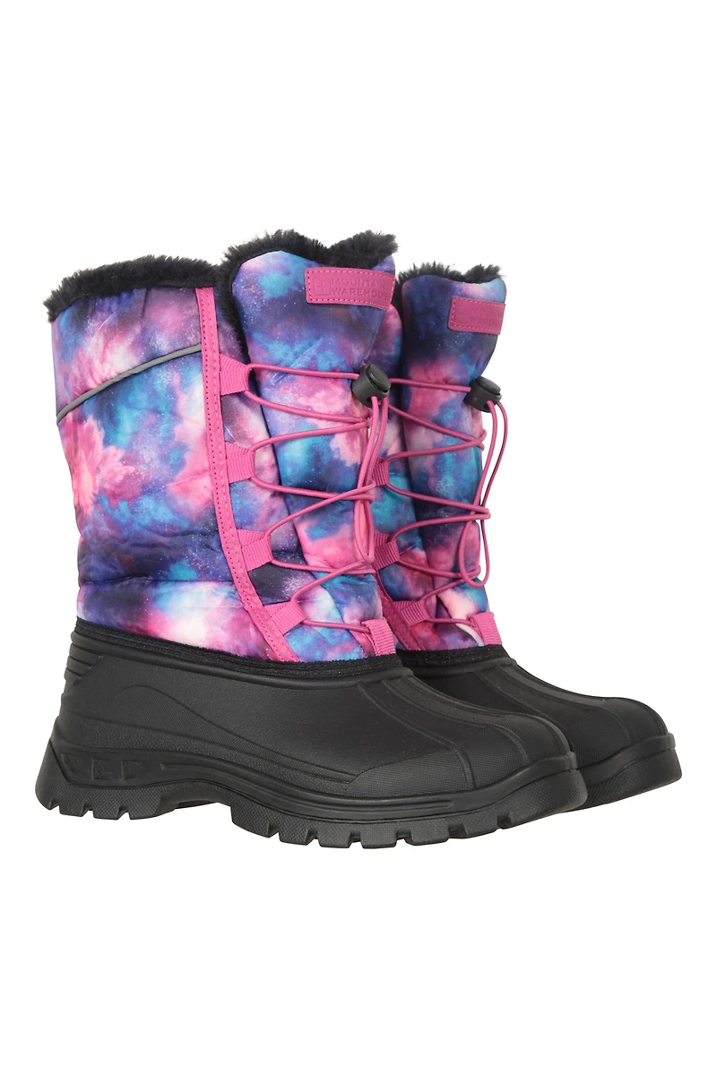 Whistler Kids Printed Adaptive Snow Boots