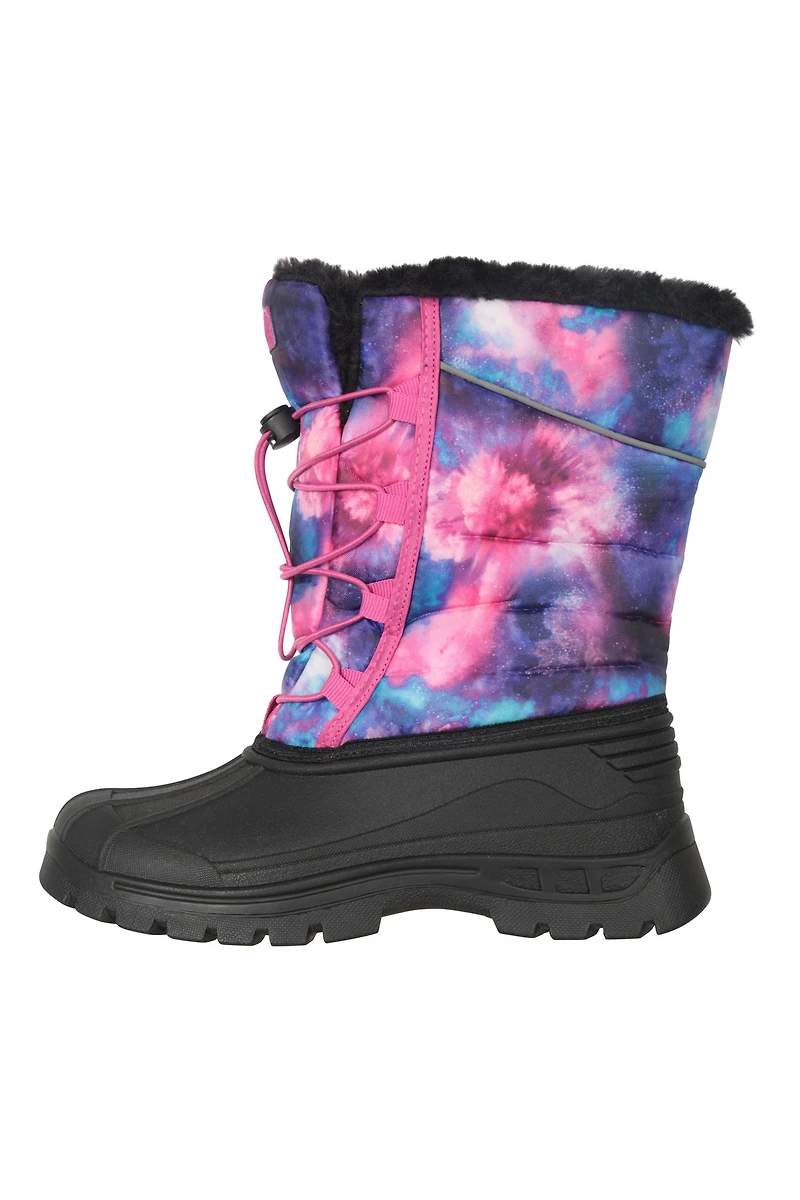 Whistler Kids Printed Adaptive Snow Boots