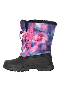 Whistler Kids Printed Adaptive Snow Boots