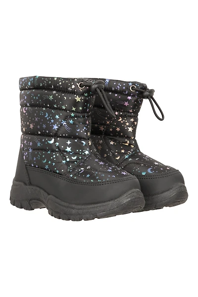 Caribou Toddler Adaptive Printed Snow Boots