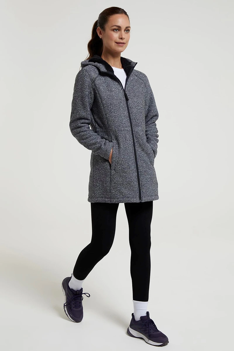 Mallaig Womens Longline Fleece Jacket