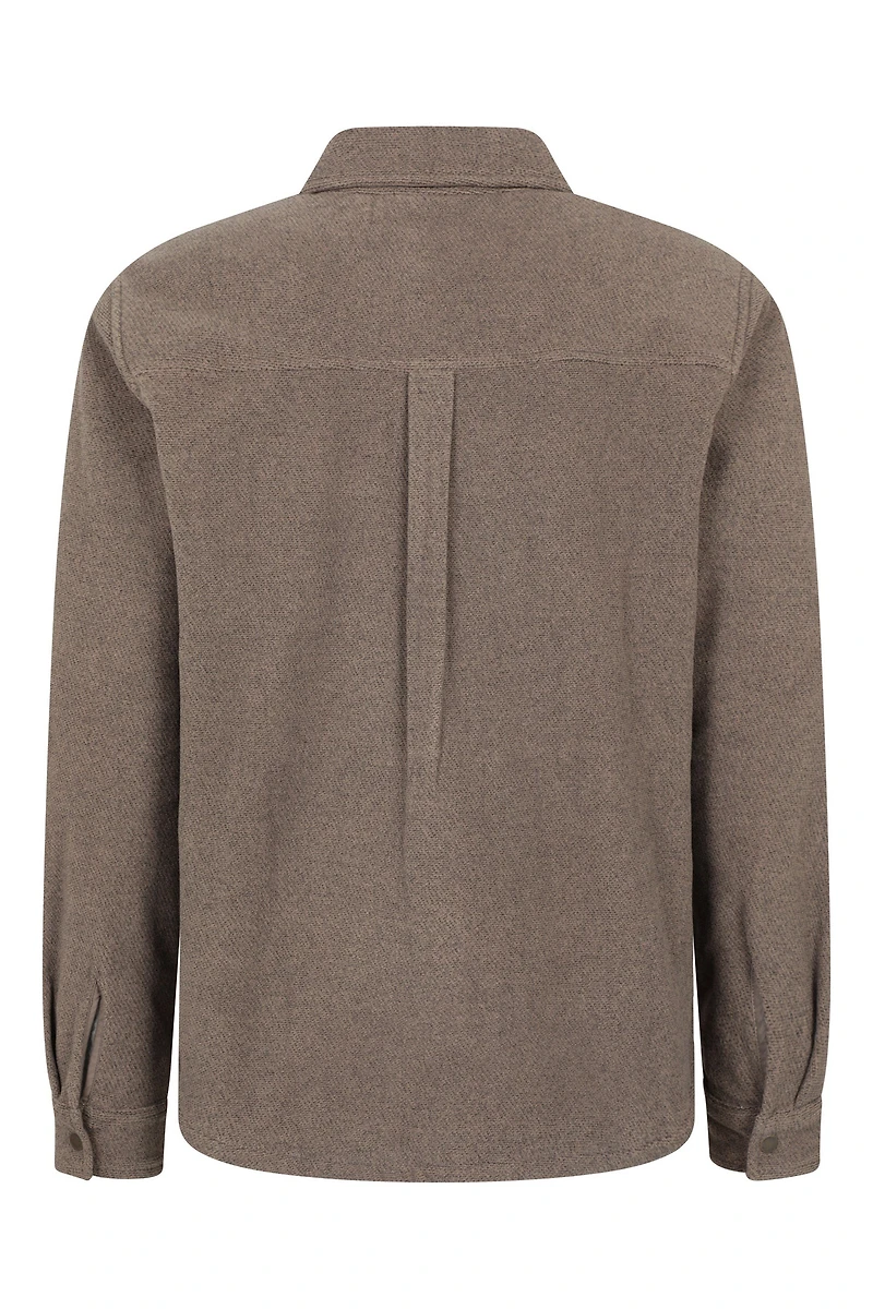 Dresden Mens Twill Fleece Shirt