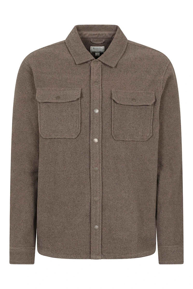 Dresden Mens Twill Fleece Shirt