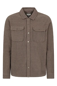 Dresden Mens Twill Fleece Shirt