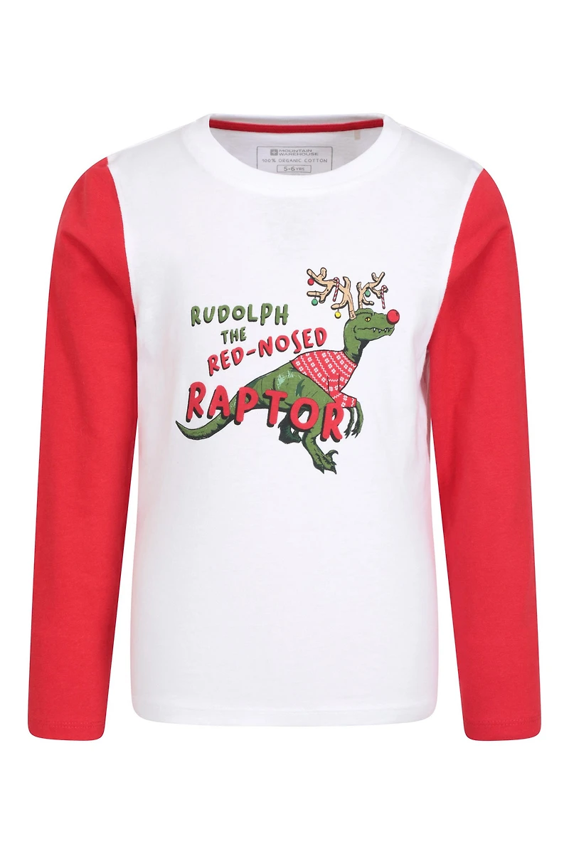 Rudolph Raptor Kids T-Shirt