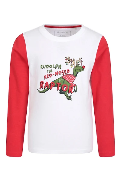 Rudolph Raptor Kids T-Shirt