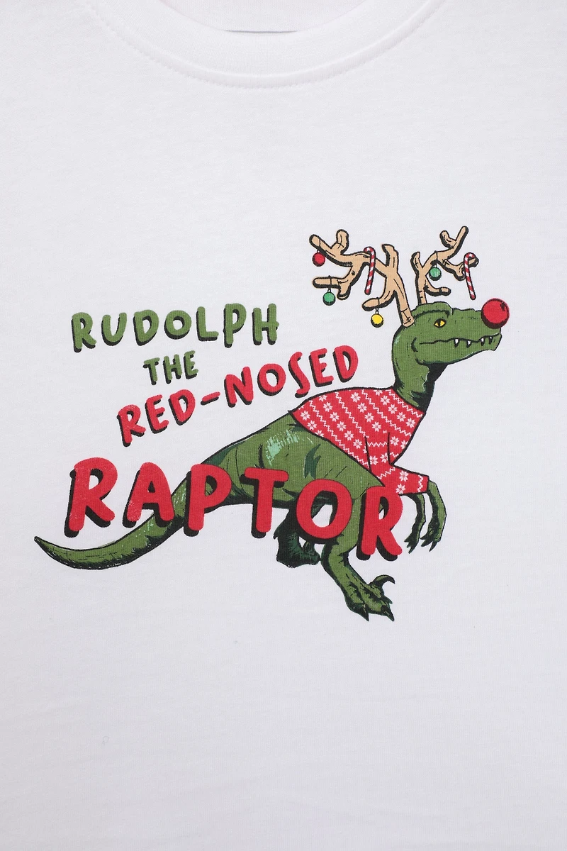 Rudolph Raptor Kids T-Shirt