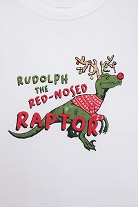 Rudolph Raptor Kids T-Shirt