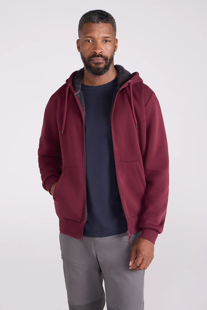 Dalton Mens Sherpa Lined Hoodie