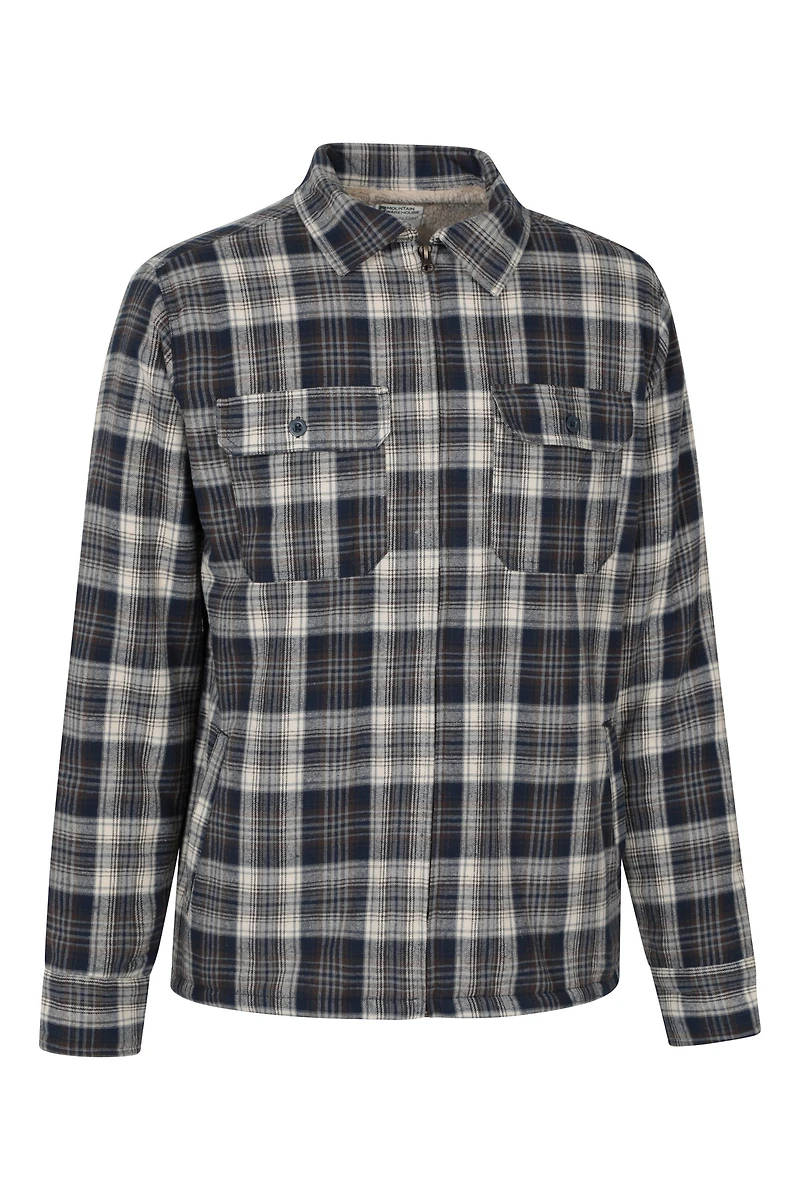 Stream II Mens Lined Flannel Shirt