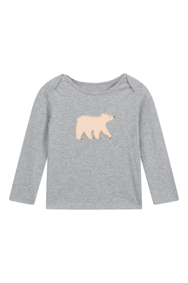Baby Long Sleeve Applique T-Shirt