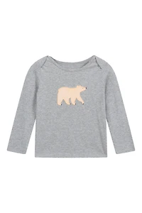 Baby Long Sleeve Applique T-Shirt