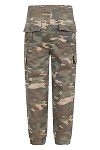 Camo Kids Stain Resistant Cargo Pants
