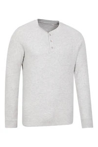Selby Mens Waffle Henley Tee