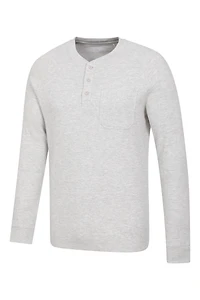 Selby Mens Waffle Henley Tee
