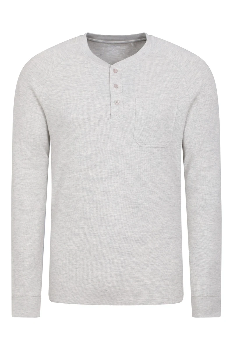 Selby Mens Waffle Henley Tee