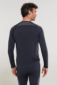 Freestyle Mens Seamless Round-Neck Base Layer