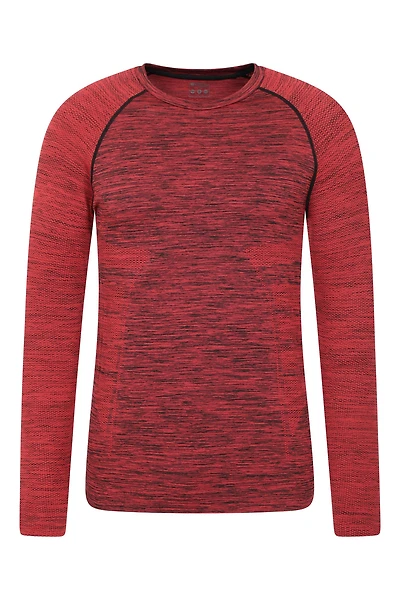 Slalom Mens Seamless Round Neck Top