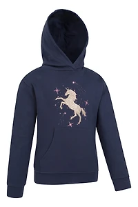 Glitter Unicorn Kids Hoodie