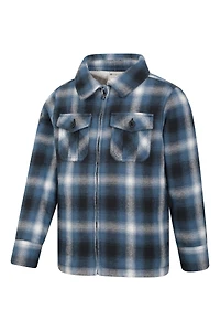 Stream Kids Sherpa Lined Zip Shacket