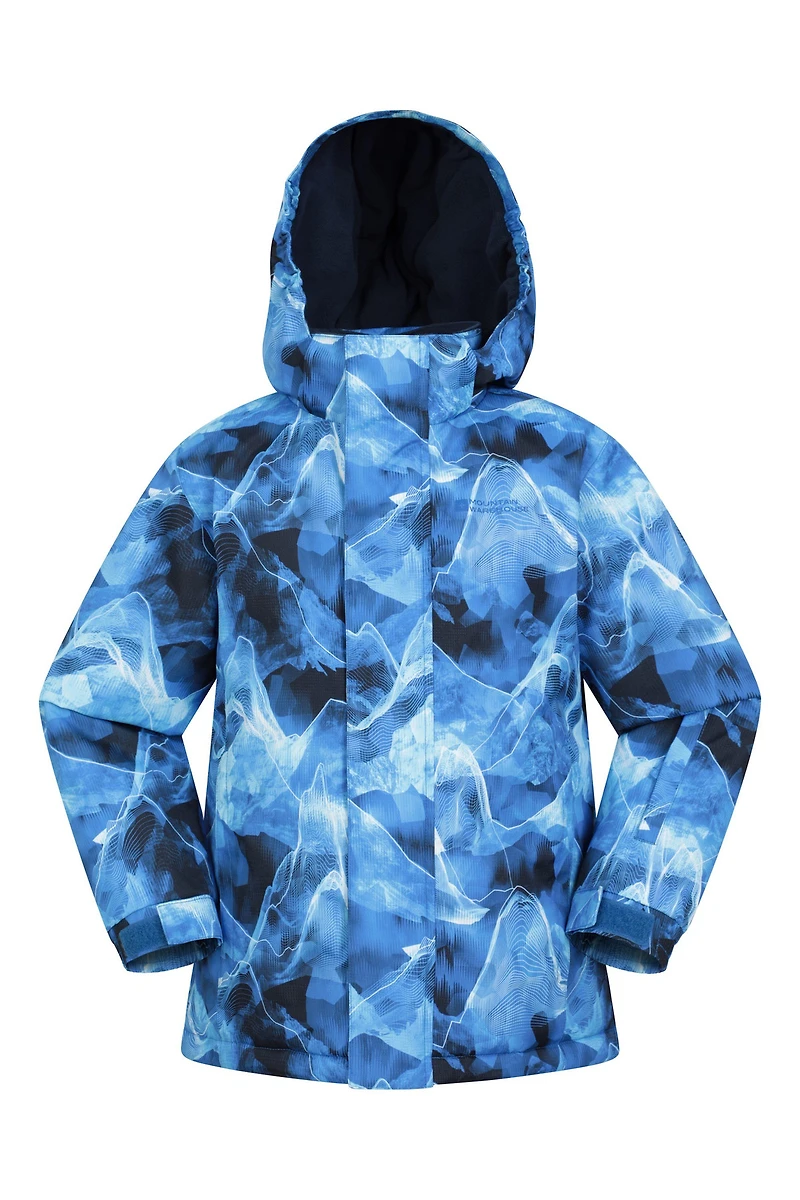 Kids Printed Ski Jacket & Pant Set