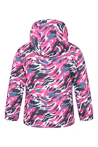Kids Printed Ski Jacket & Pant Set