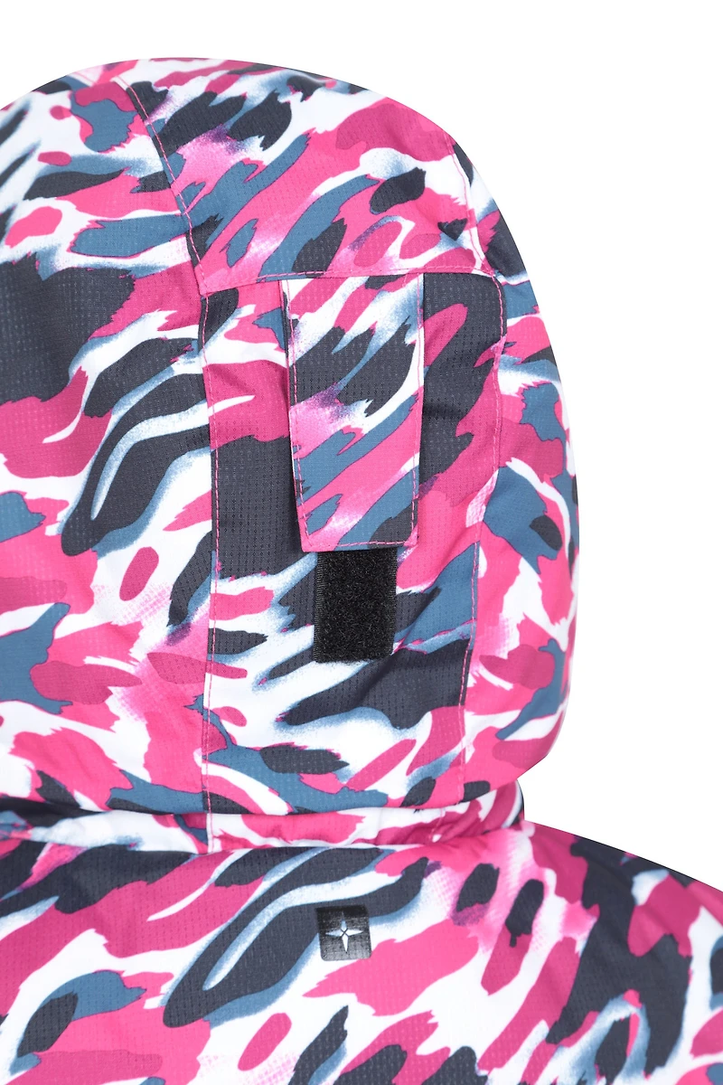 Kids Printed Ski Jacket & Pant Set