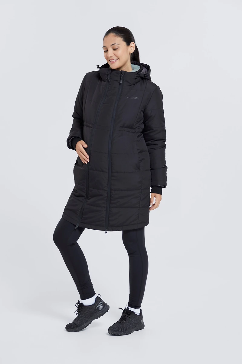 Maternity Amethyst Womens Long Insulated Jacket