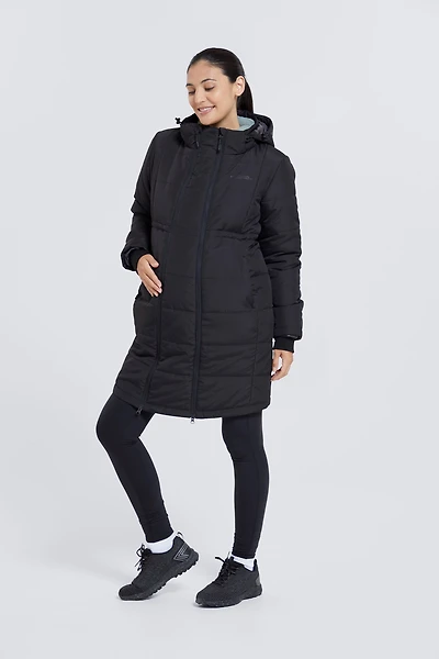Maternity Amethyst Womens Long Insulated Jacket