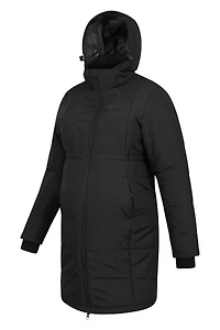 Maternity Amethyst Womens Long Insulated Jacket