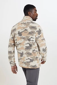 Woodland Mens Button Up Fleece