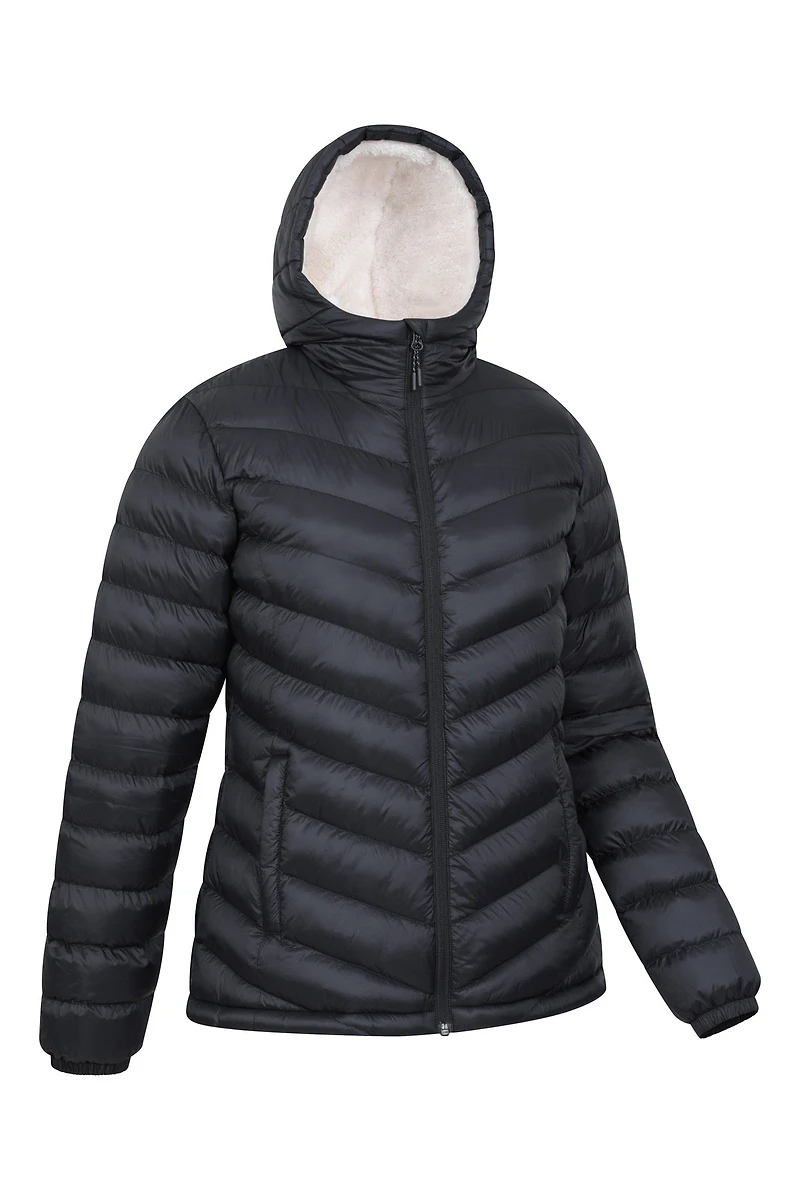 Seasons Womens Fur Lined Insulated Jacket