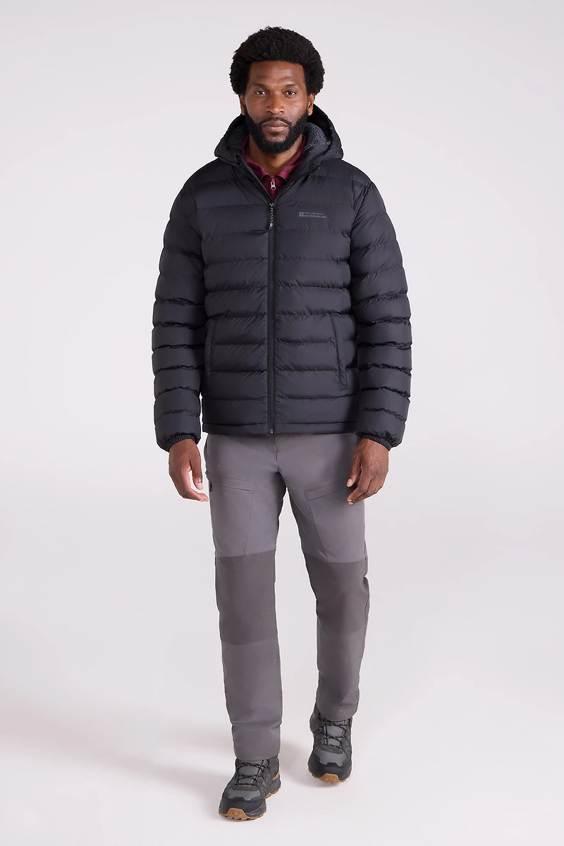 Seasons Mens Fur Lined Insulated Jacket