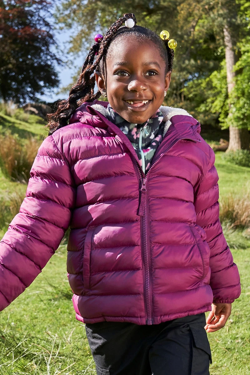 Seasons Fur-Lined Kids Insulated Jacket