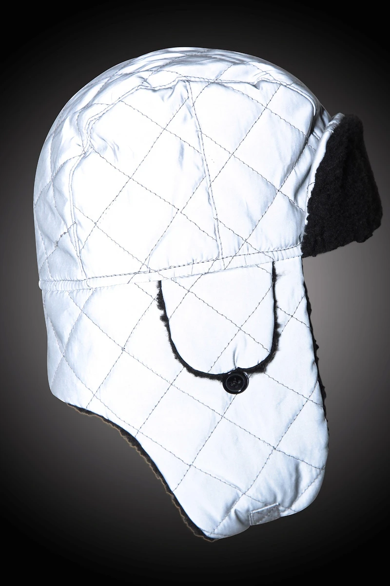 Reflective Kids Water-Resistant Thermal Trapper Hat