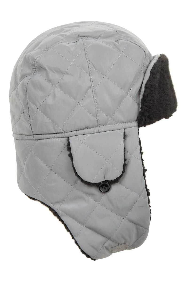Reflective Kids Water-Resistant Thermal Trapper Hat