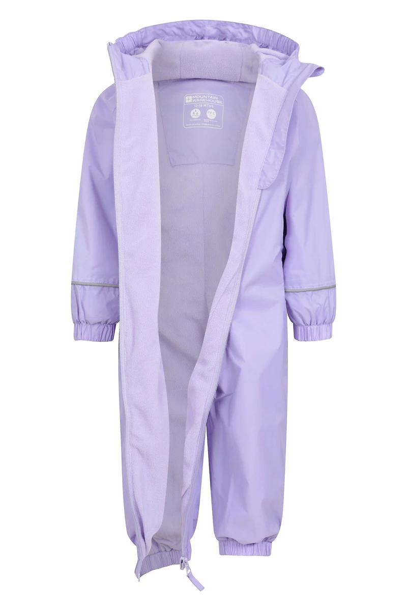 Spright Fleece Lined Junior Waterproof Rain Suit