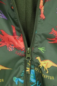 Spright Fleece Lined Printed Junior Waterproof Rain Suit