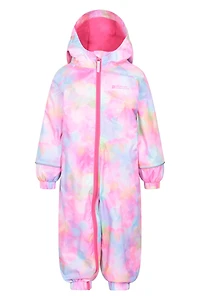 Spright Fleece Lined Printed Junior Waterproof Rain Suit