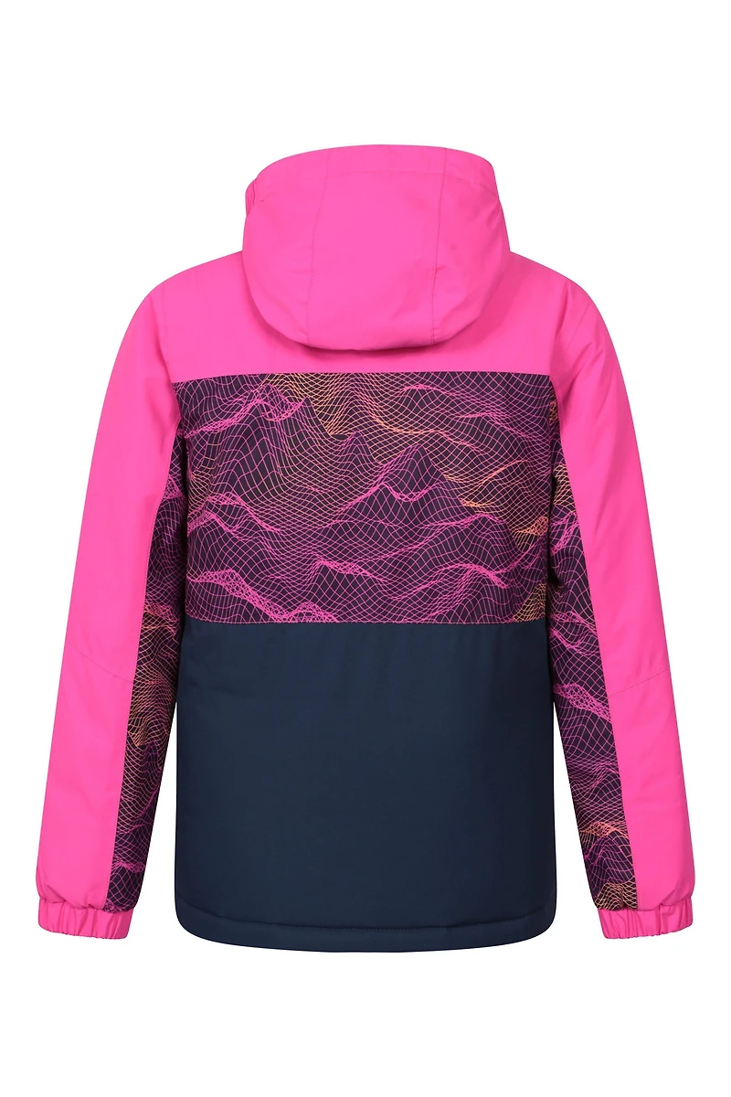 Storm II Kids Printed Extreme Waterproof Ski Jacket