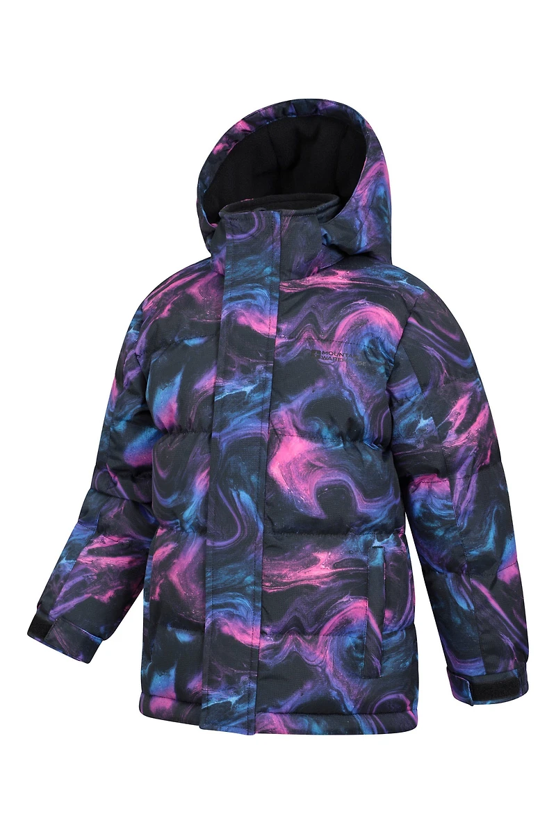 Snow II Kids Printed Water Resistant Insulated Jacket