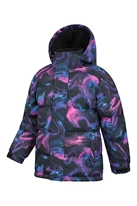 Snow II Kids Printed Water Resistant Insulated Jacket