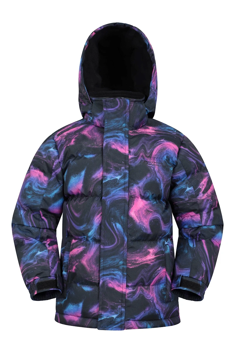 Snow II Kids Printed Water Resistant Insulated Jacket