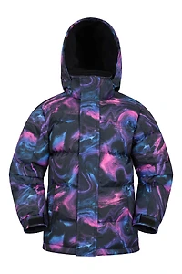 Snow II Kids Printed Water Resistant Insulated Jacket