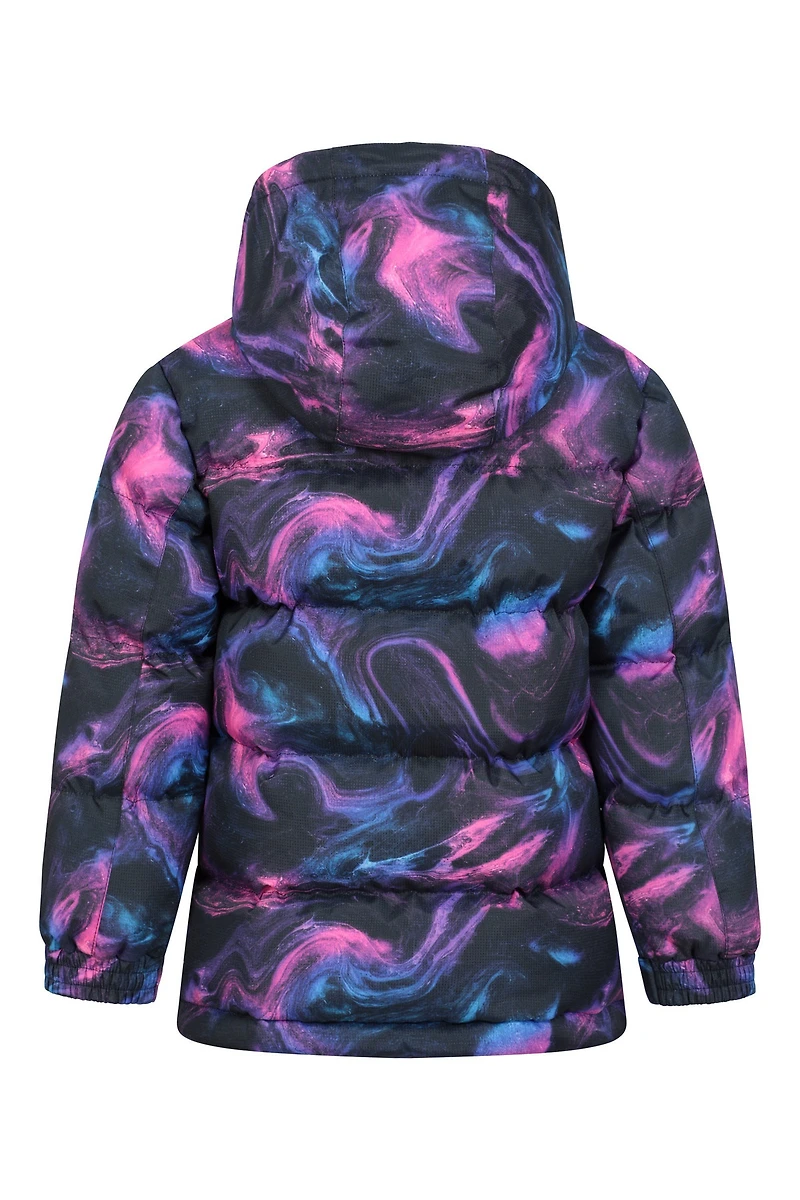Snow II Kids Printed Water Resistant Insulated Jacket