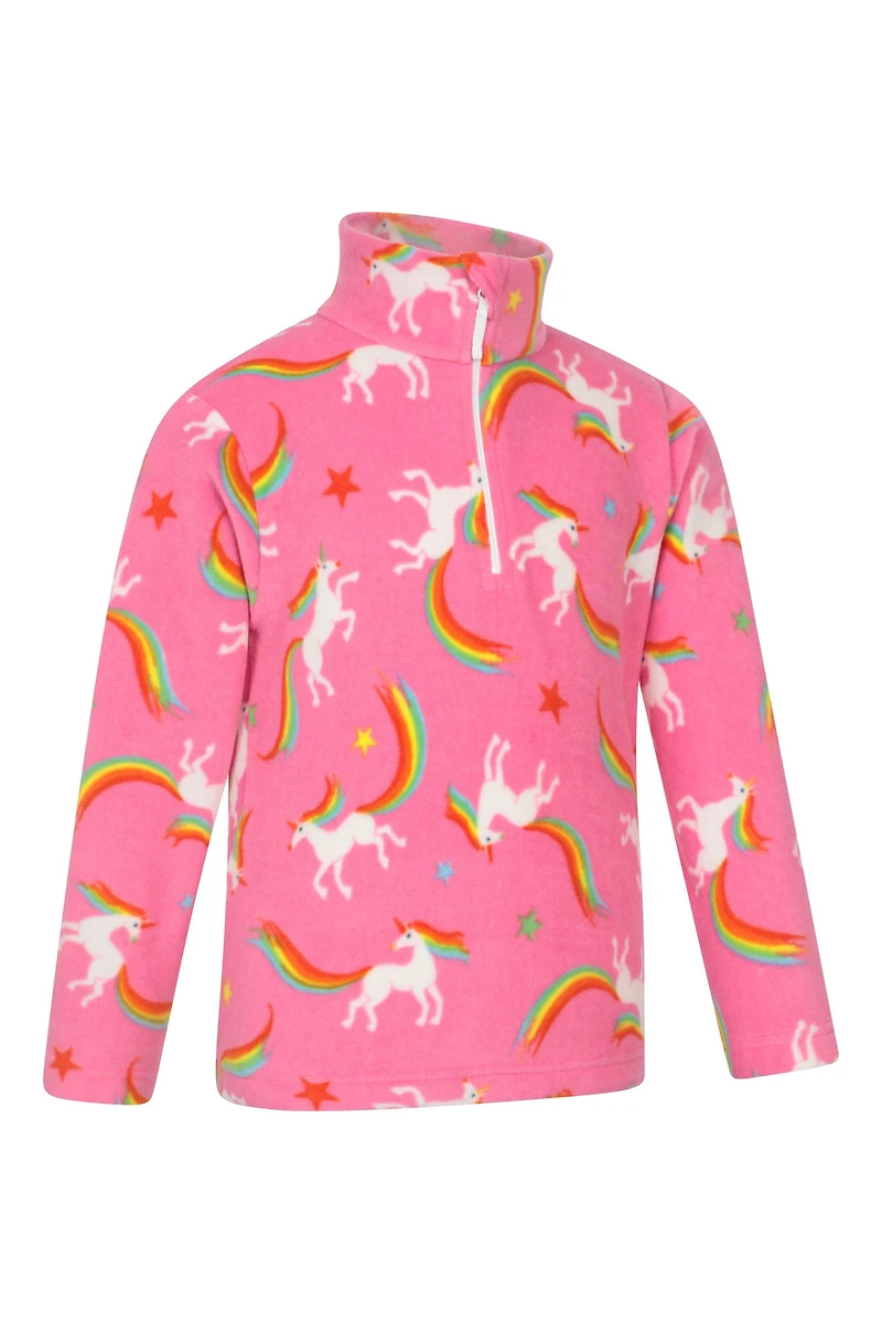 Endeavour Kids Printed Half-Zip Fleece