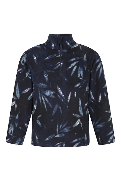 Pursuit Printed Kids Half-Zip Fleece