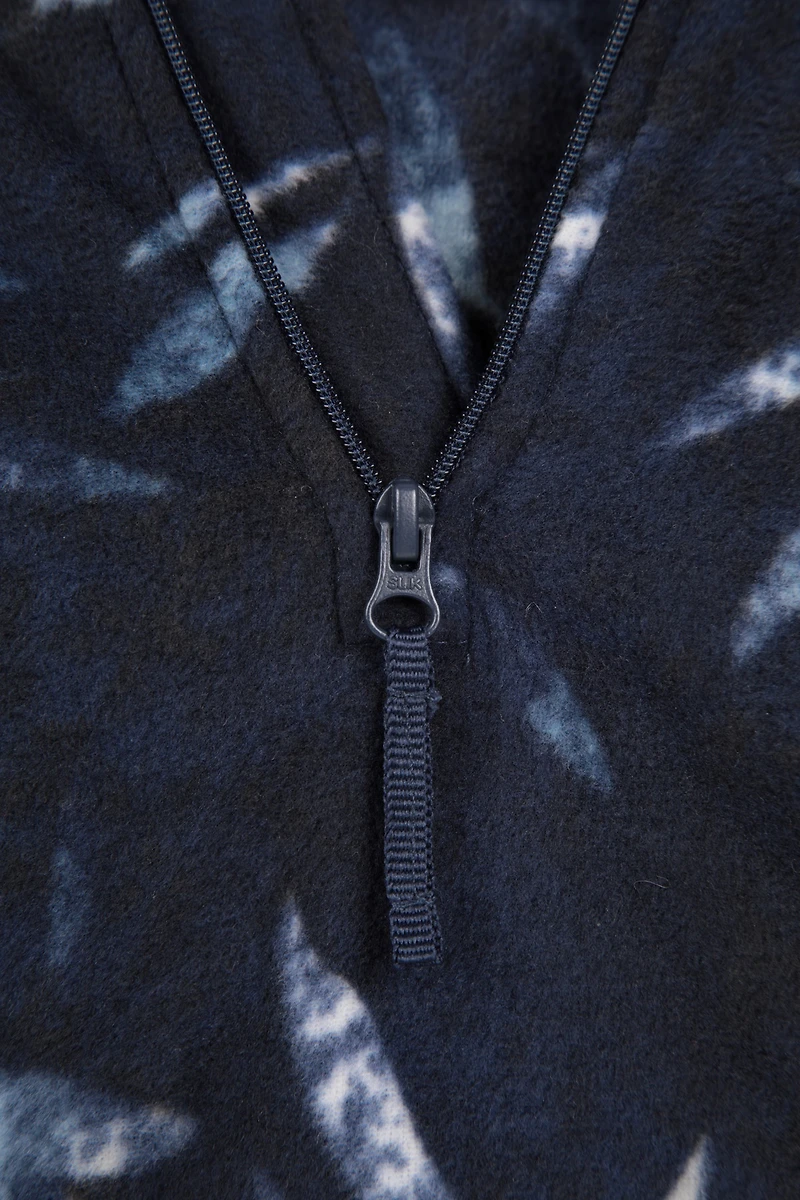 Pursuit Printed Kids Half-Zip Fleece
