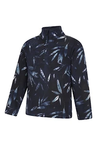 Pursuit Printed Kids Half-Zip Fleece