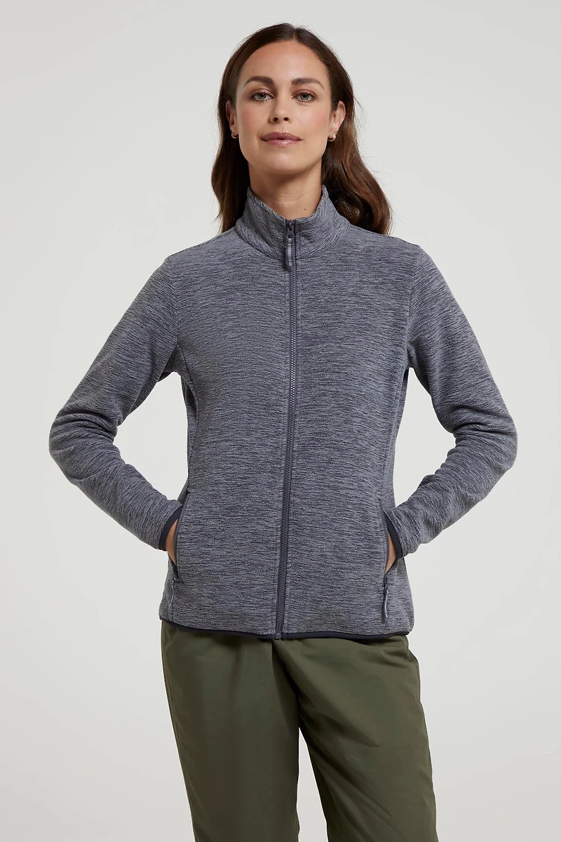 Snowdon Melange II Womens Full-Zip Fleece